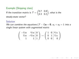 Lesson 11: Markov Chains
