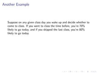 Lesson 11: Markov Chains