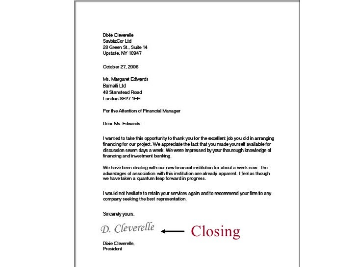 Professional Letter Sign Off from image.slidesharecdn.com