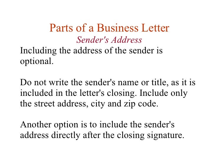 lesson 11 writing business letters