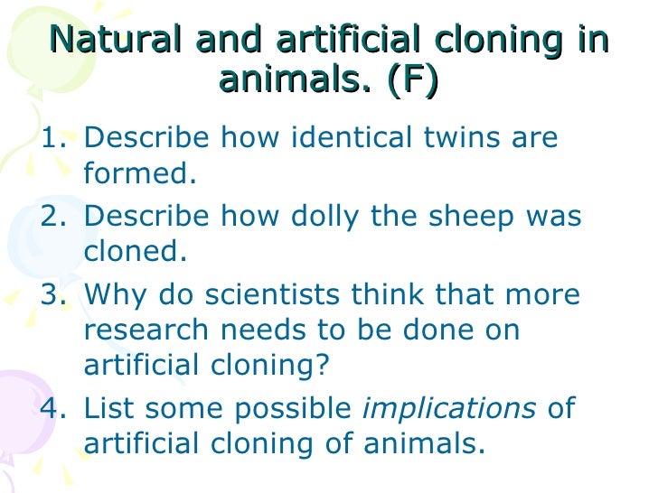 Lesson 14 Natural And Artificial Cloning