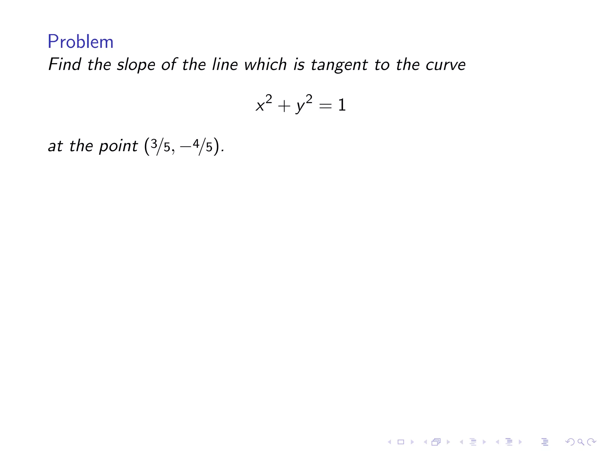 Lesson 16: Implicit Differentiation