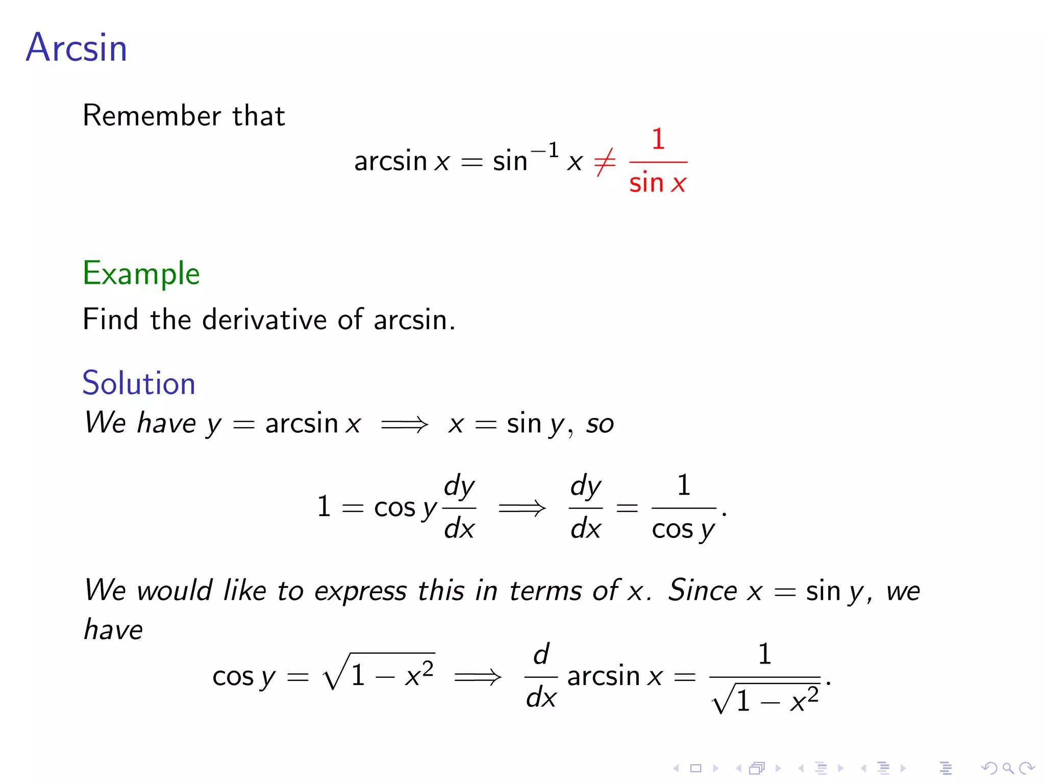 Lesson 16: Implicit Differentiation