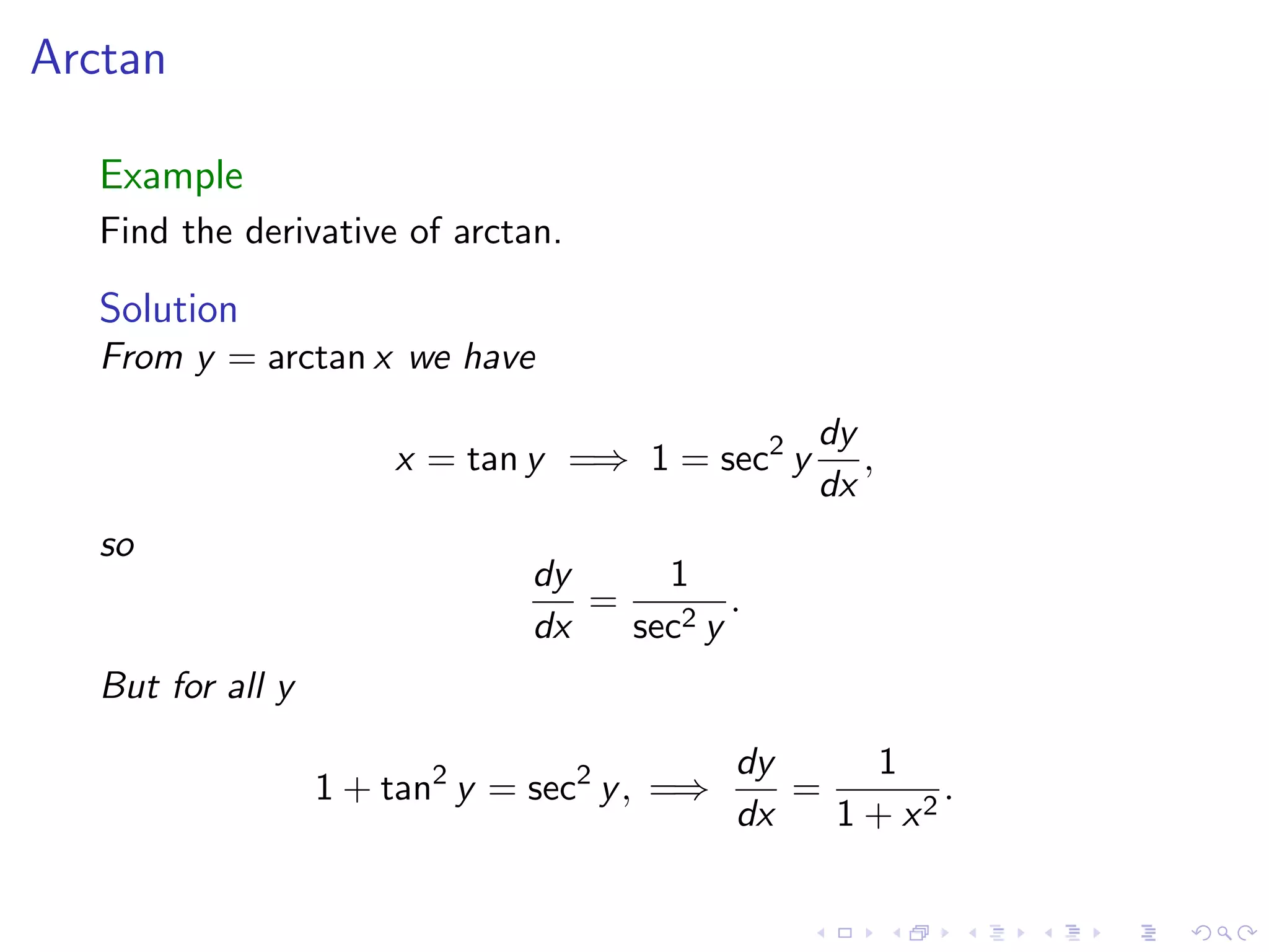 Lesson 16: Implicit Differentiation