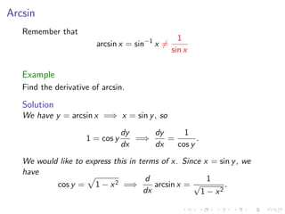 Lesson 16: Implicit Differentiation