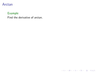 Lesson 16: Implicit Differentiation