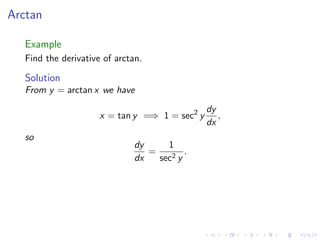 Lesson 16: Implicit Differentiation