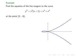 Lesson 16: Implicit Differentiation