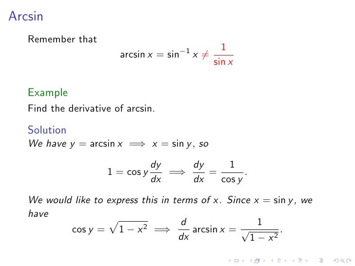 lesson 16 implicit differentiation derivative of tan 1