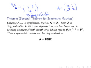 Lesson 16 The Spectral Theorem and Applications | PDF
