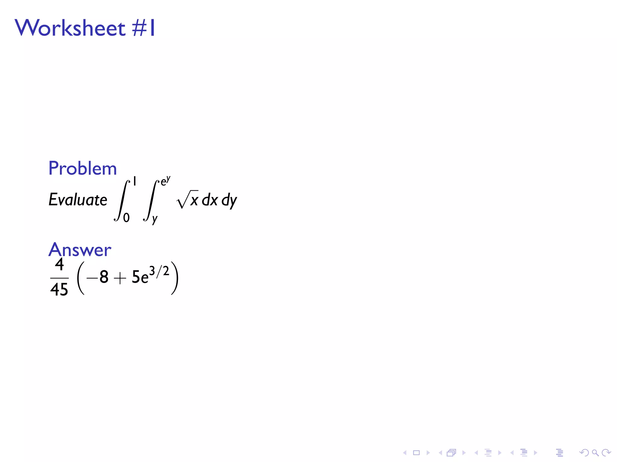 Lesson 19: Double Integrals over General Regions
