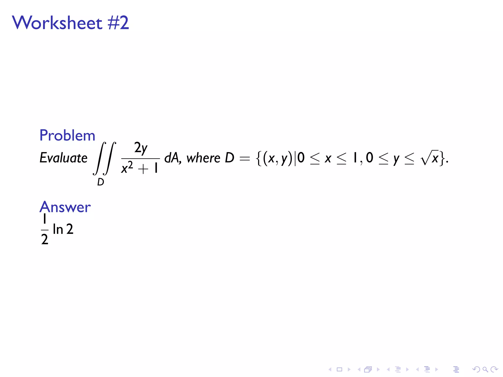 Lesson 19: Double Integrals over General Regions
