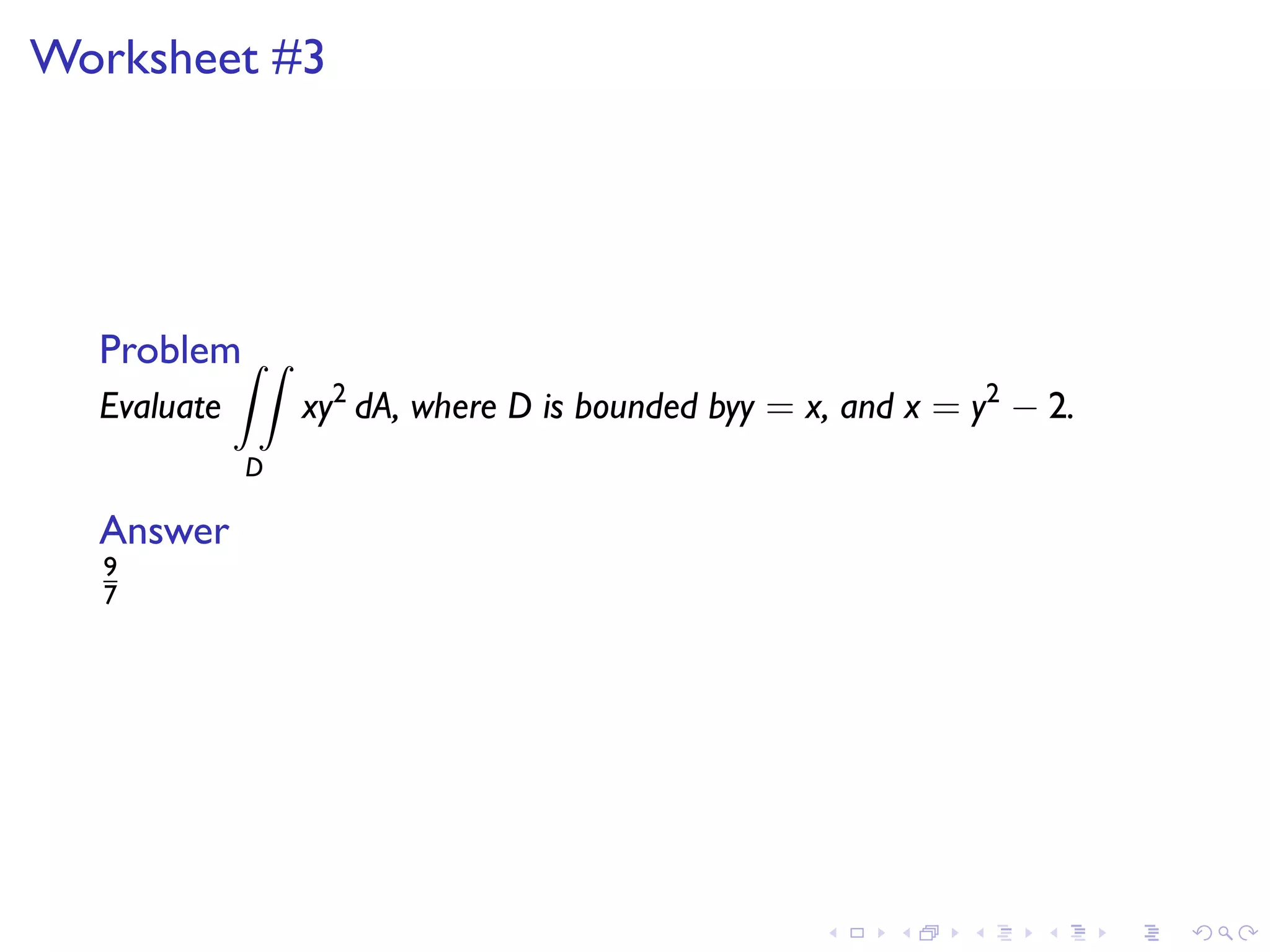 Lesson 19: Double Integrals over General Regions