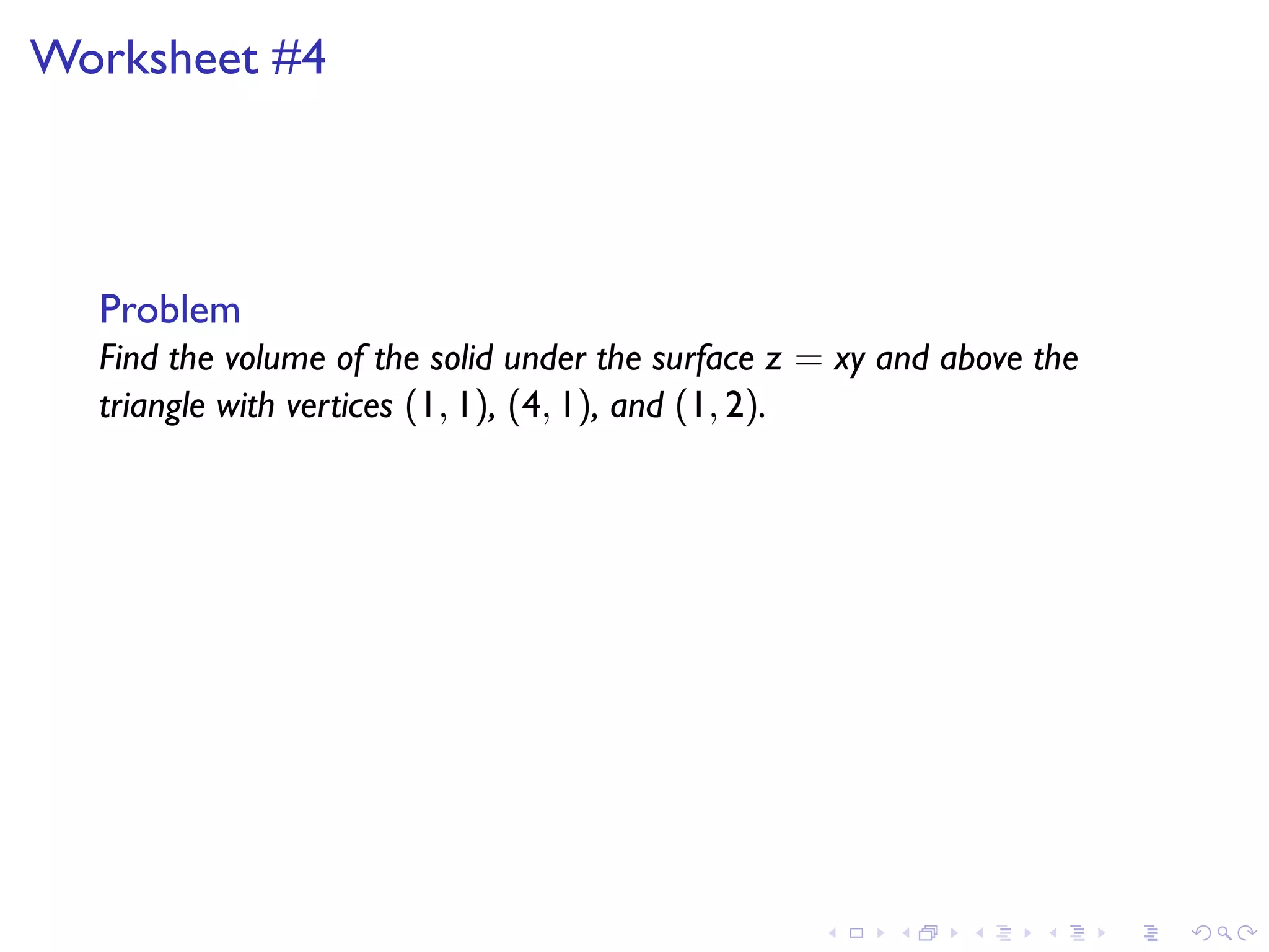Lesson 19: Double Integrals over General Regions