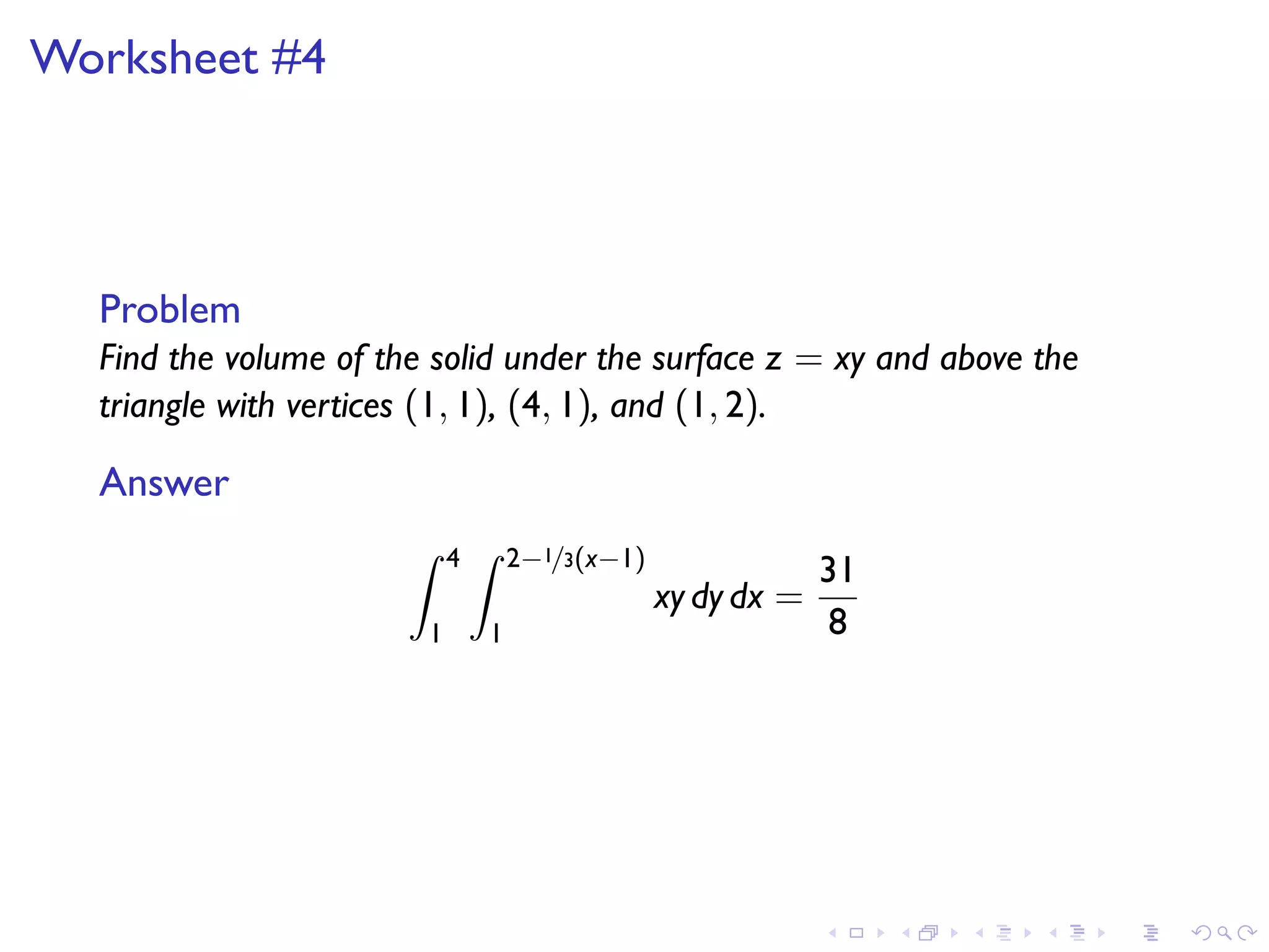 Lesson 19: Double Integrals over General Regions