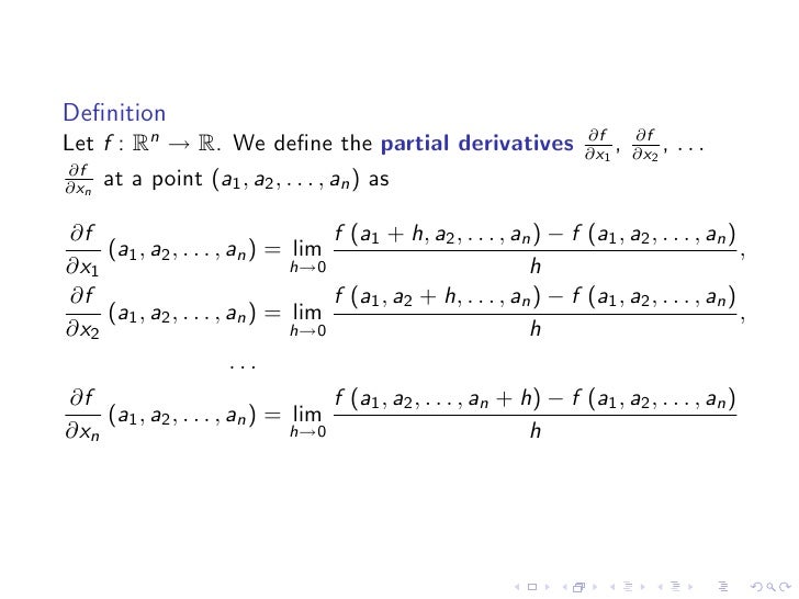 Lesson 19 Partial Derivatives