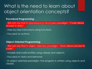 Comprehensive Introduction to Object-Oriented Programming with Java | PPTX