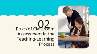 Roles of Classroom
Assessment in the
Teaching-Learning
Process
02
 
