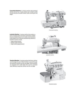 Machine Made Clothes Pdf.pdf Lesson 2-clothing-construction-file | PDF