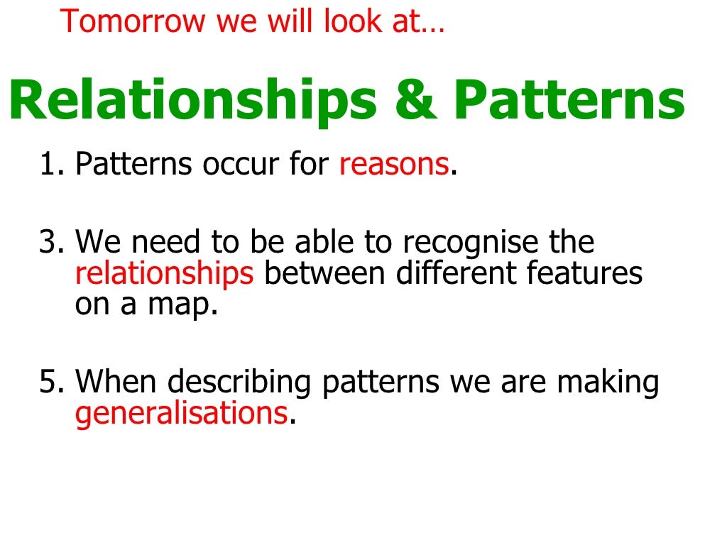 Lesson 2 - Identifying Patterns