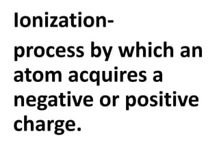 Lesson 2-ionization | PPTX