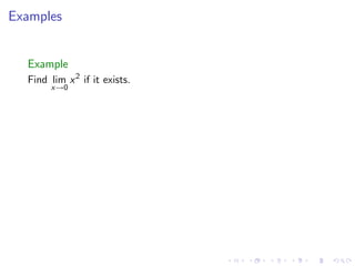 Lesson 2: Limits and Limit Laws