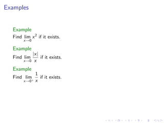 Lesson 2: Limits and Limit Laws