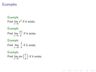 Lesson 2: Limits and Limit Laws