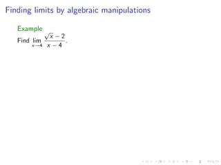 Lesson 2: Limits and Limit Laws
