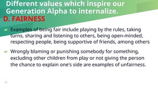 Alpha Fairness Example LESSON-2-VALUING-AND-APPRECIATING-THE-UNIQUENESS-OF-OTHERS.pptx