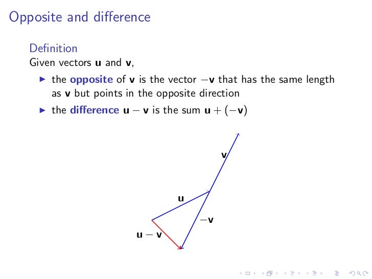 lesson 2 vectors and the dot product define product in math