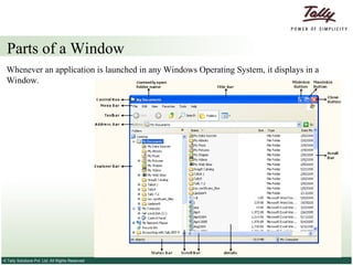 Windows Exaples Working with Microsoft Windows in details | PPT
