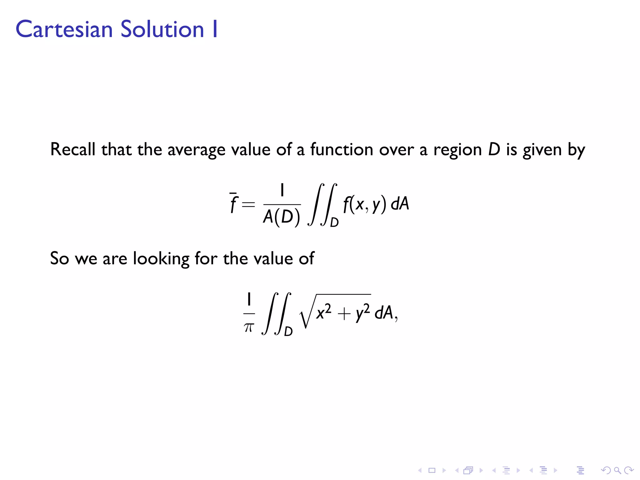 Lesson 20: Integration in Polar Coordinates