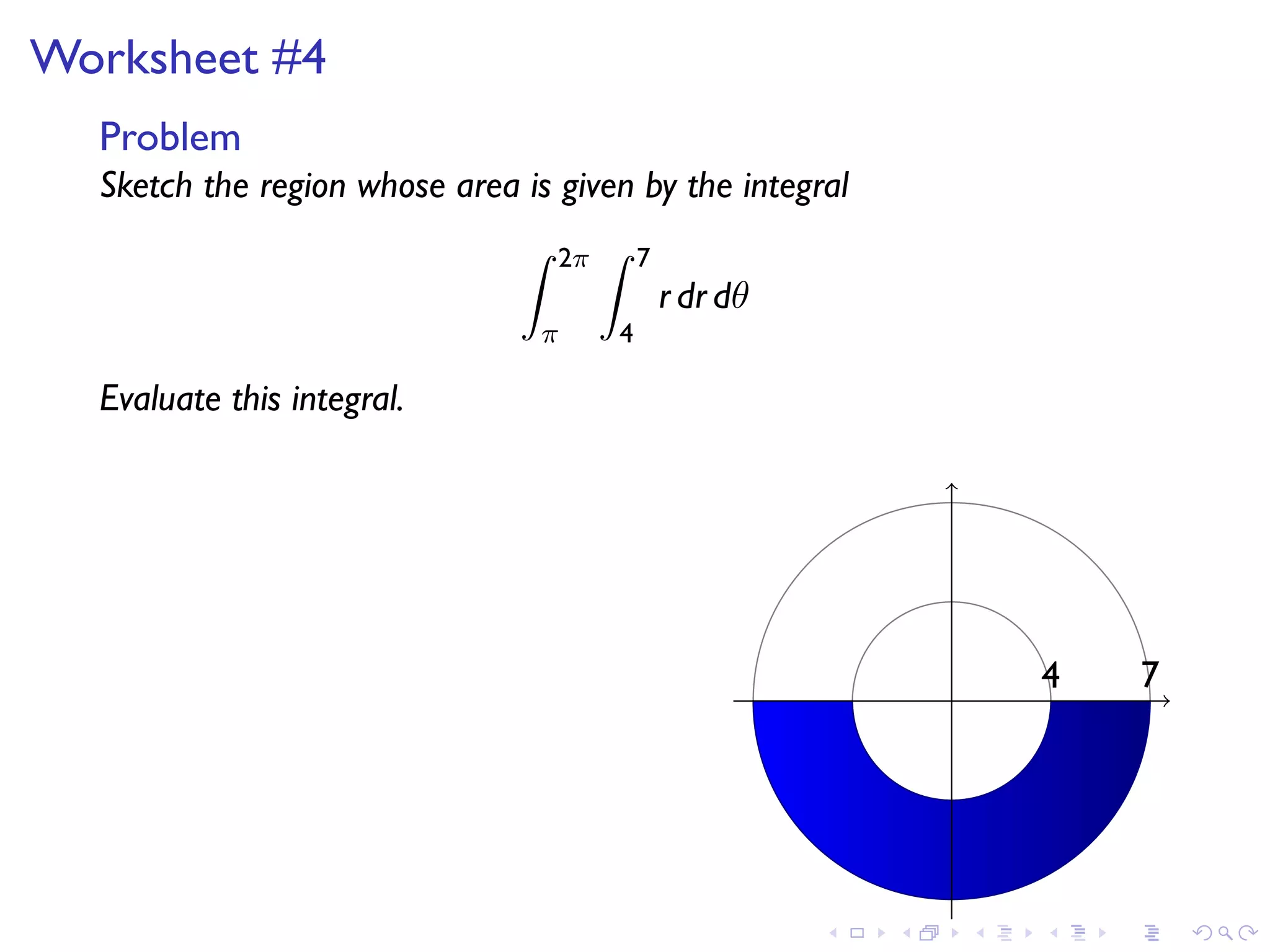 Lesson 20: Integration in Polar Coordinates