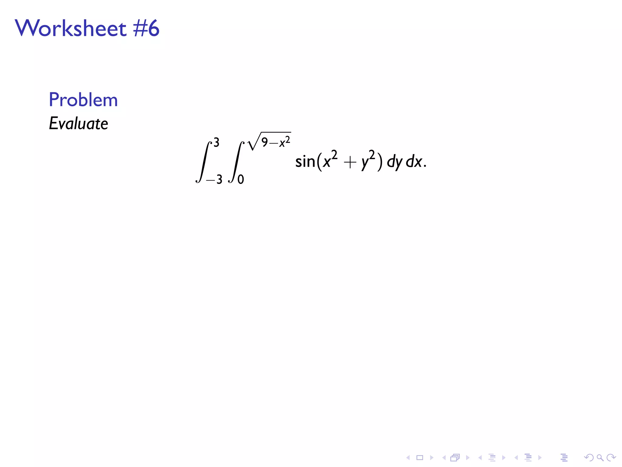 Lesson 20: Integration in Polar Coordinates
