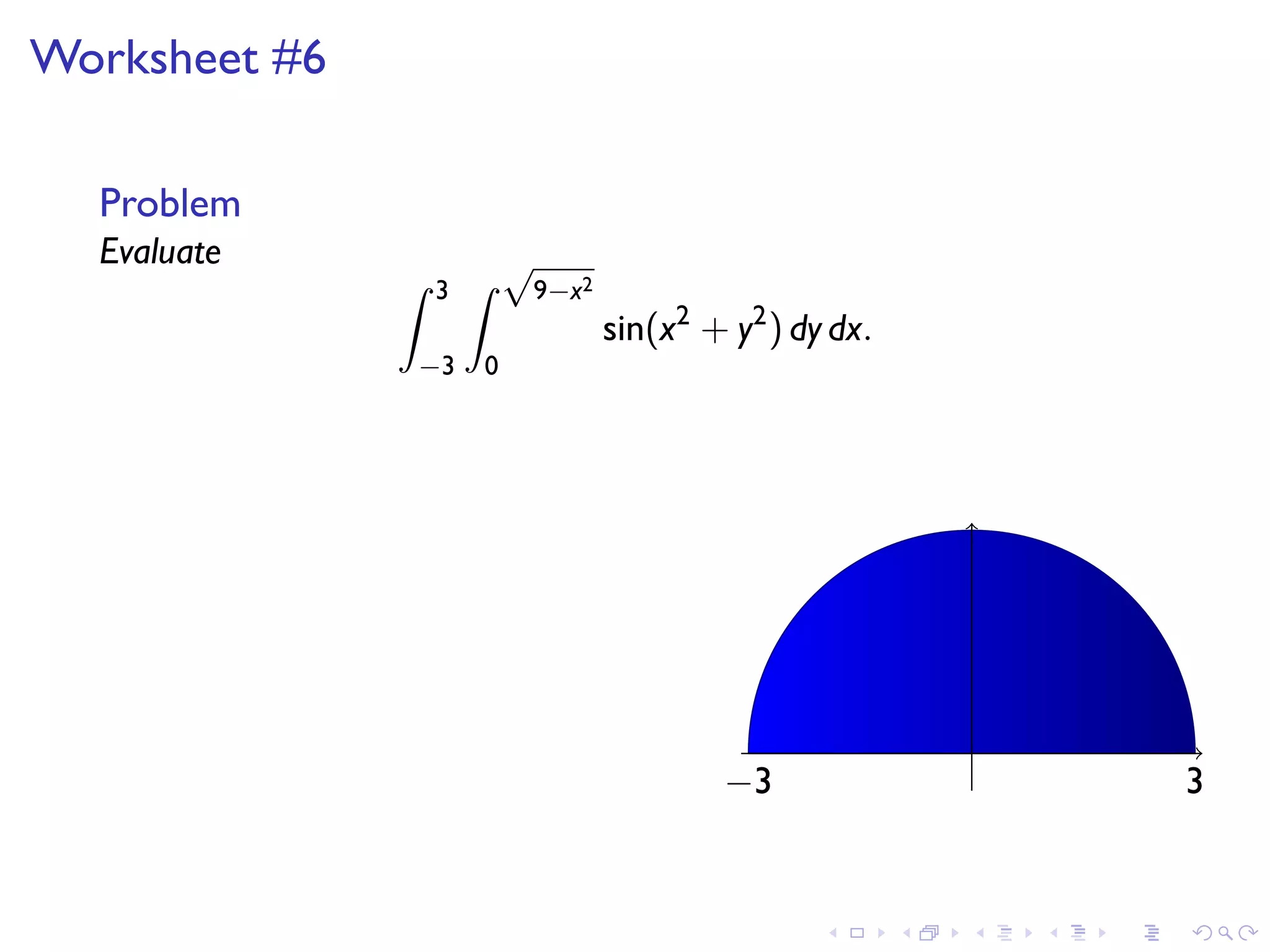 Lesson 20: Integration in Polar Coordinates