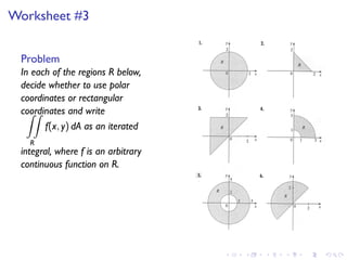 Lesson 20: Integration in Polar Coordinates | PDF