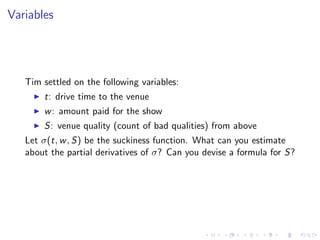 Lesson 21: Partial Derivatives in Economics