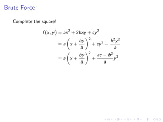 Lesson 22: Quadratic Forms