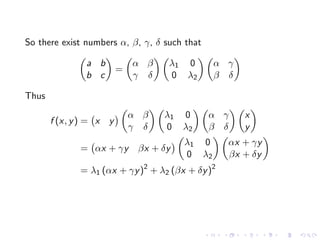 Lesson 22: Quadratic Forms