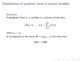 Lesson 22: Quadratic Forms