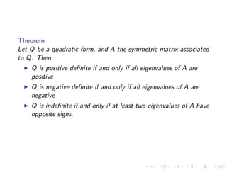 Lesson 22: Quadratic Forms