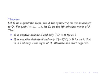 Lesson 22: Quadratic Forms