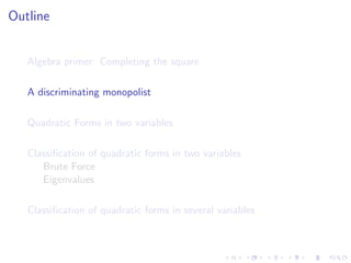 Lesson 22: Quadratic Forms