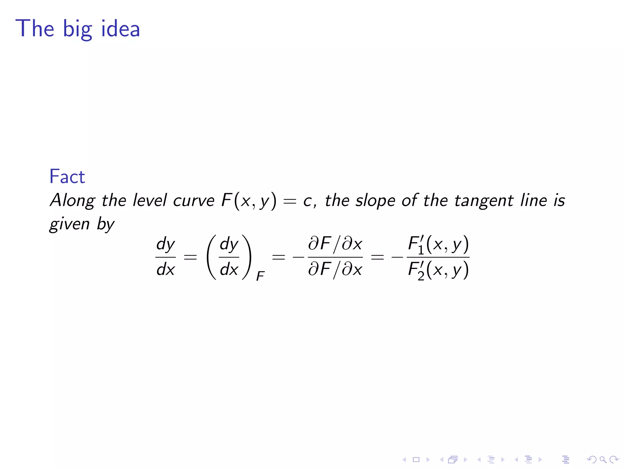 Lesson 24: Implicit Differentiation