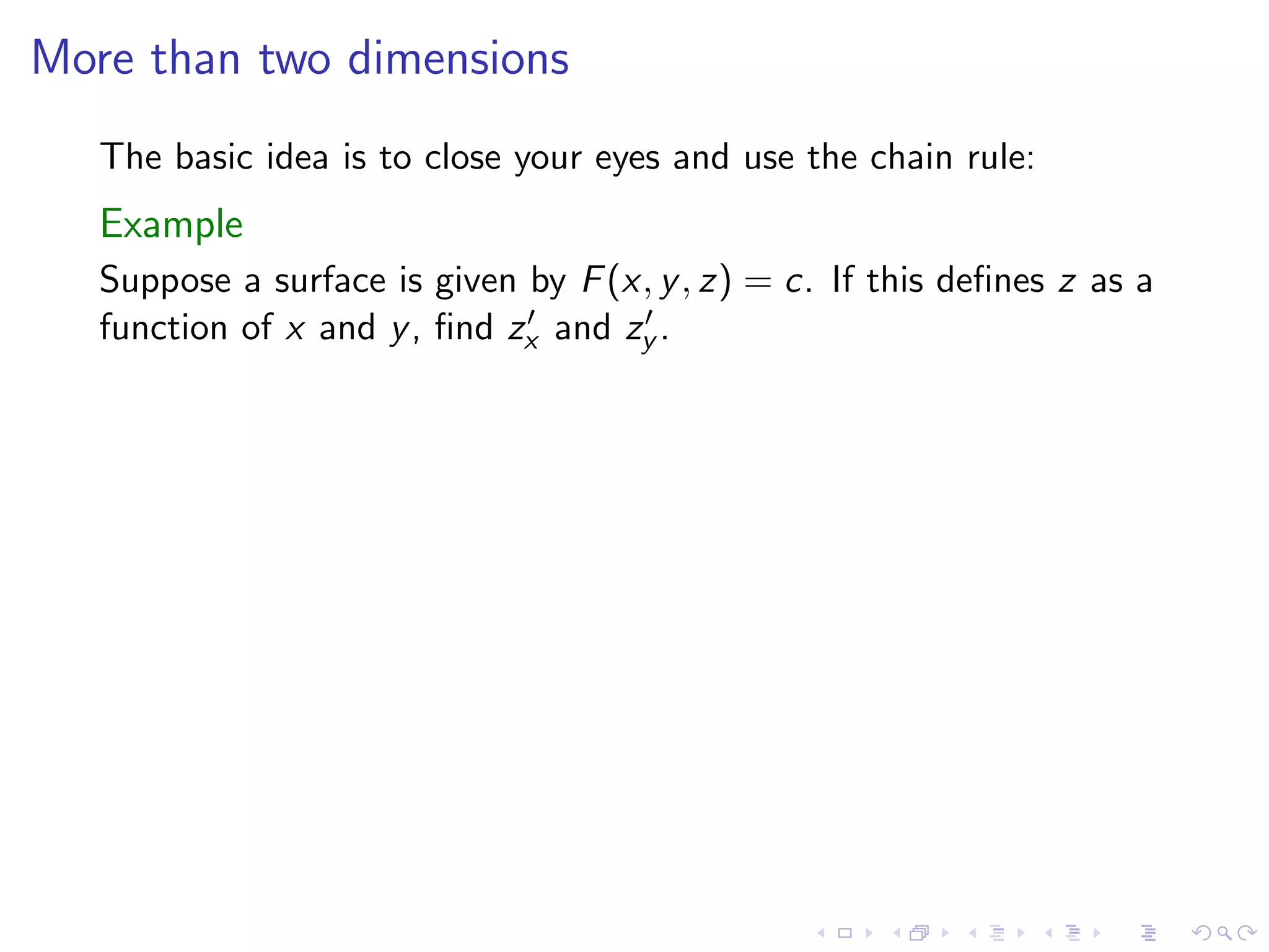 Lesson 24: Implicit Differentiation
