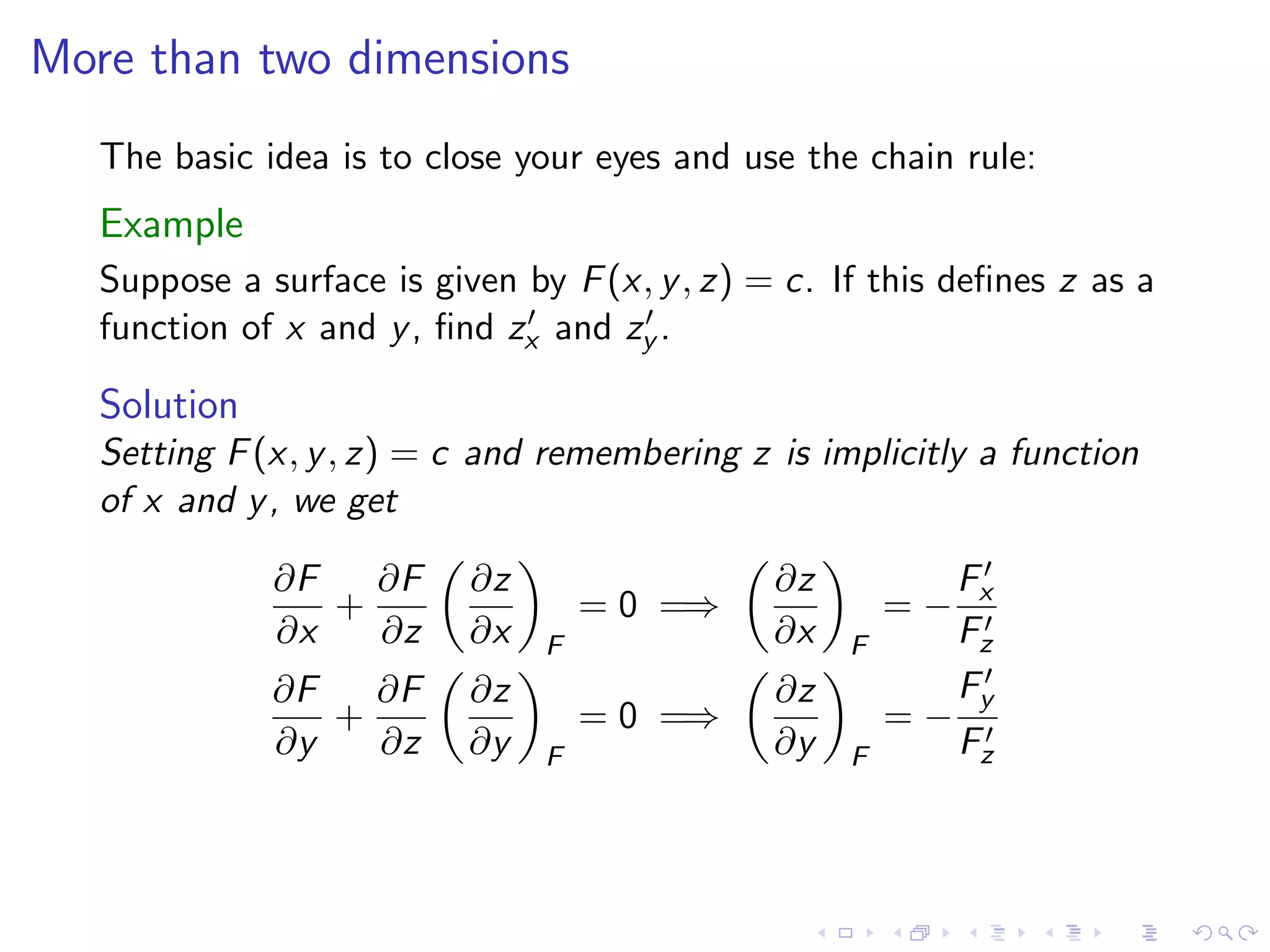 Lesson 24: Implicit Differentiation