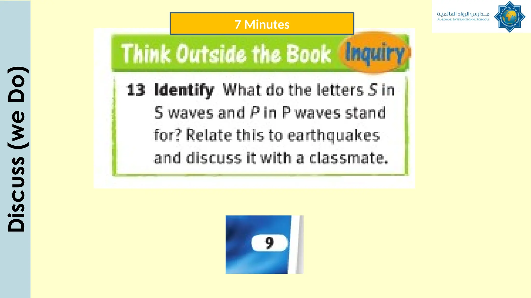 Discuss
(we
Do) 7 Minutes
 