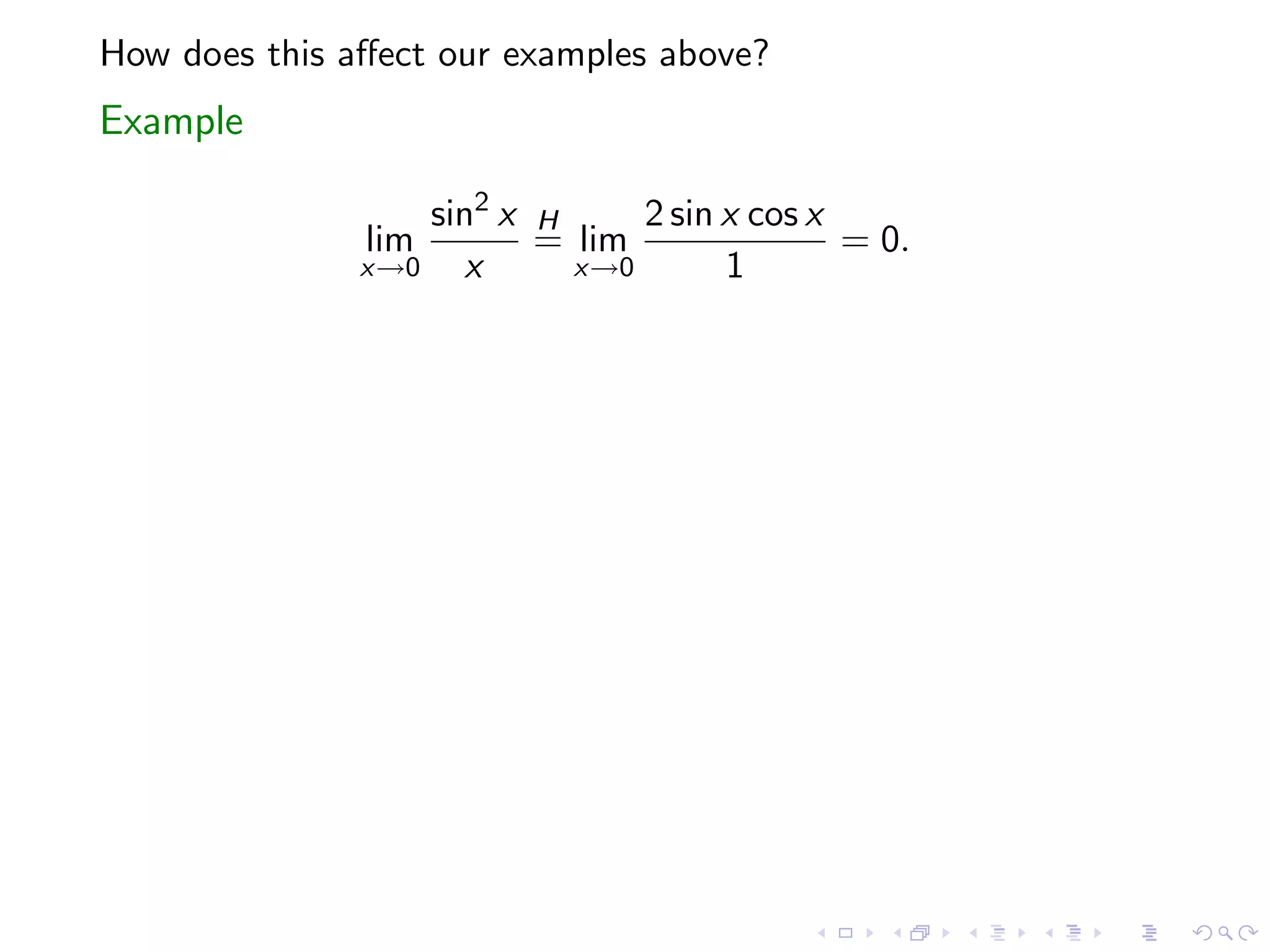 Lesson 25: Indeterminate Forms and L'Hôpital's Rule
