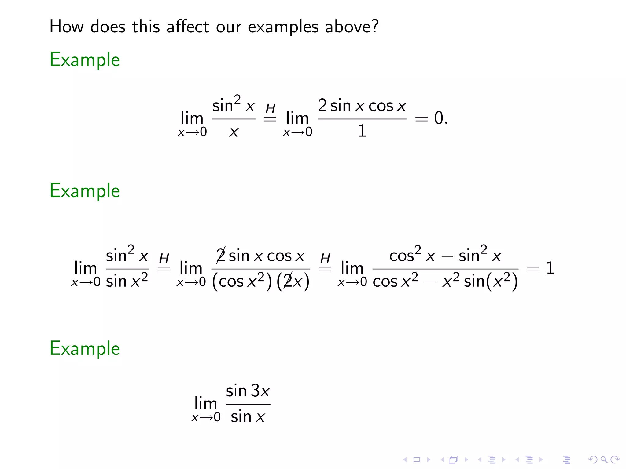 Lesson 25: Indeterminate Forms and L'Hôpital's Rule